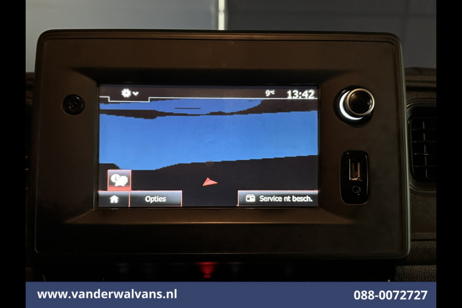 Opel Movano 2.3 CDTI 150pk L2H2 Euro6 Airco | Camera | Navigatie | Cruisecontrol | Parkeersensoren Bijrijdersbank, 2500kg trekvermogen