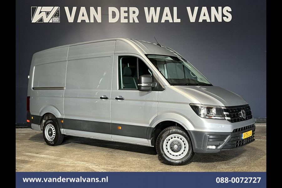 Volkswagen Crafter 2.0 TDI 141pk L3H3 L2H2 Euro6 Airco | Camera | Apple Carplay | Android Auto Parkeersensoren, Bijrijdersbank, 3000kg trekvermogen, zilver