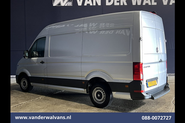 Volkswagen Crafter 2.0 TDI 141pk L3H3 L2H2 Euro6 Airco | Camera | Apple Carplay | Android Auto Parkeersensoren, Bijrijdersbank, 3000kg trekvermogen, zilver