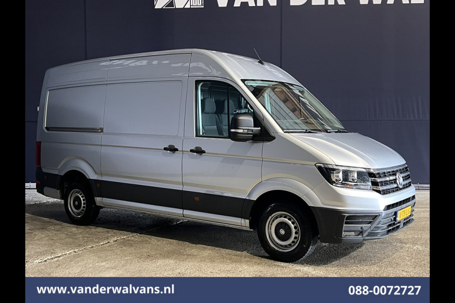 Volkswagen Crafter 2.0 TDI 141pk L3H3 L2H2 Euro6 Airco | Camera | Apple Carplay | Android Auto Parkeersensoren, Bijrijdersbank, 3000kg trekvermogen, zilver