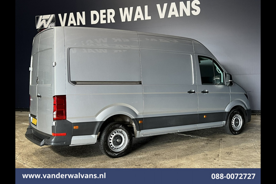 Volkswagen Crafter 2.0 TDI 141pk L3H3 L2H2 Euro6 Airco | Camera | Apple Carplay | Android Auto Parkeersensoren, Bijrijdersbank, 3000kg trekvermogen, zilver