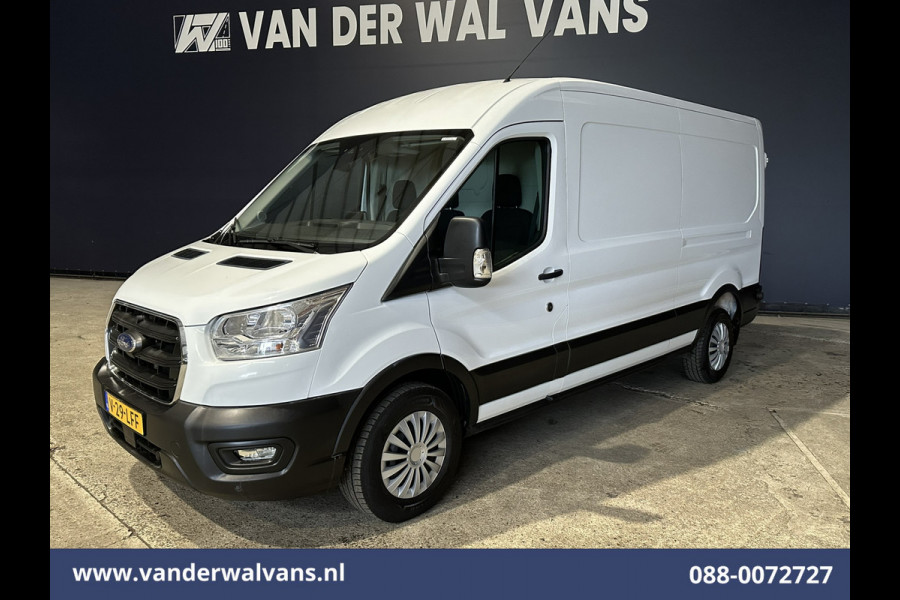 Ford Transit 2.0 TDCI 131pk L3H2 Euro6 ** Airco | Navigatie | Camera | Cruisecontrol | Apple Carplay | Stoelverwarming Android Auto, Parkeersensoren, Verwarmde voorruit, Bijrijdersbank