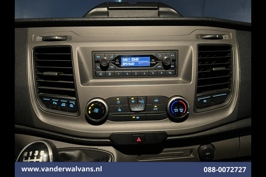 Ford Transit 2.0 TDCI 170pk L4H3 Jumbo Euro6 Airco | LED | Cruisecontrol | Parkeersensoren | Verwarmde voorruit Bijrijdersbank