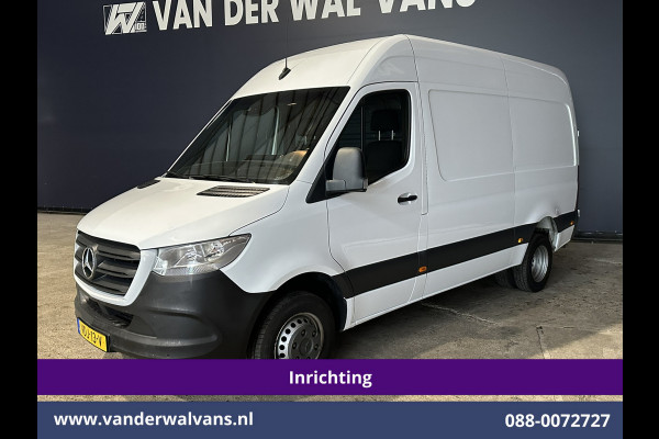 Mercedes-Benz Sprinter 516 CDI 163pk 3500kg Trekhaak L2H2 Dubbel Lucht Inrichting Euro6 Airco | Camera | Apple Carplay Cruisecontrol, Android Auto, Parkeersensoren