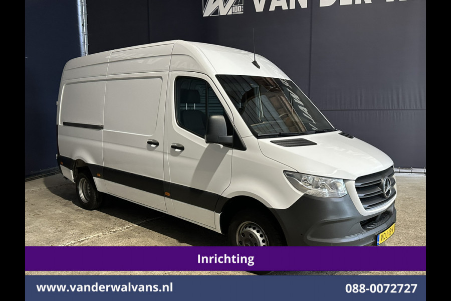 Mercedes-Benz Sprinter 516 CDI 163pk 3500kg Trekhaak L2H2 Dubbel Lucht Inrichting Euro6 Airco | Camera | Apple Carplay Cruisecontrol, Android Auto, Parkeersensoren