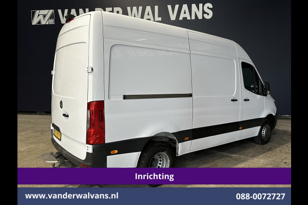 Mercedes-Benz Sprinter 516 CDI 163pk 3500kg Trekhaak L2H2 Dubbel Lucht Inrichting Euro6 Airco | Camera | Apple Carplay Cruisecontrol, Android Auto, Parkeersensoren