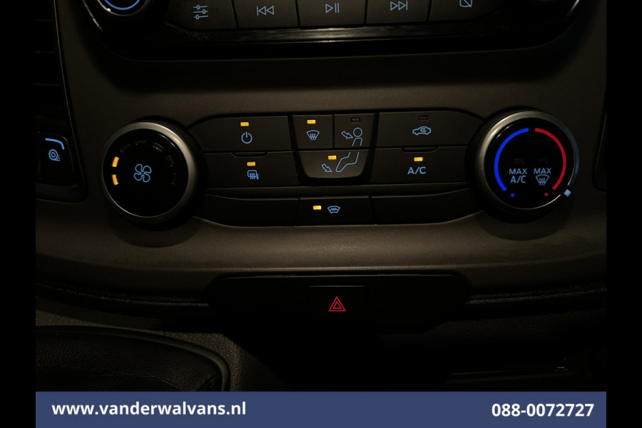 Ford Transit Custom 2.0 TDCI L1H1 Euro6 Airco | Camera | LED | Android Auto | Cruisecontrol | Verwarmde voorruit Parkeersensoren, Bijrijdersbank, 2500kg trekvermogen