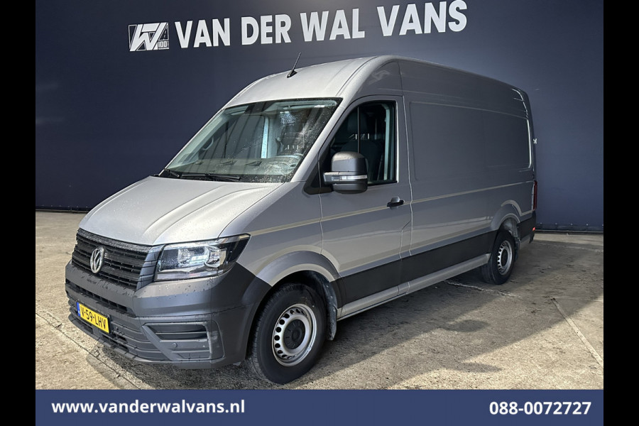 Volkswagen Crafter 2.0 TDI 141pk L3H3 L2H2 Euro6 Airco | Camera | Apple Carplay | Cruisecontrol | Chauffeursstoel Parkeersensoren, Bijrijdersbank, 3000kg trekvermogen,  Android Auto, zilver