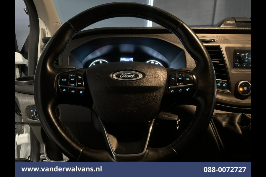 Ford Transit Custom 2.0 TDCI 130pk L2H1 Euro6 Airco | LED | Cruisecontrol | Verwarmde voorruit | Parkeersensoren Bijrijdersbank, 2800kg trekvermogen