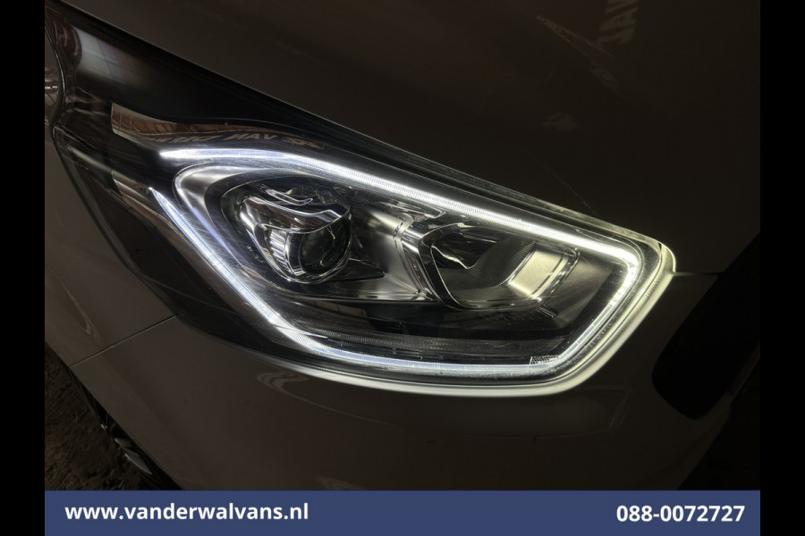 Ford Transit Custom 2.0 TDCI 130pk L2H1 Euro6 Airco | LED | Cruisecontrol | Verwarmde voorruit | Parkeersensoren Bijrijdersbank, 2800kg trekvermogen