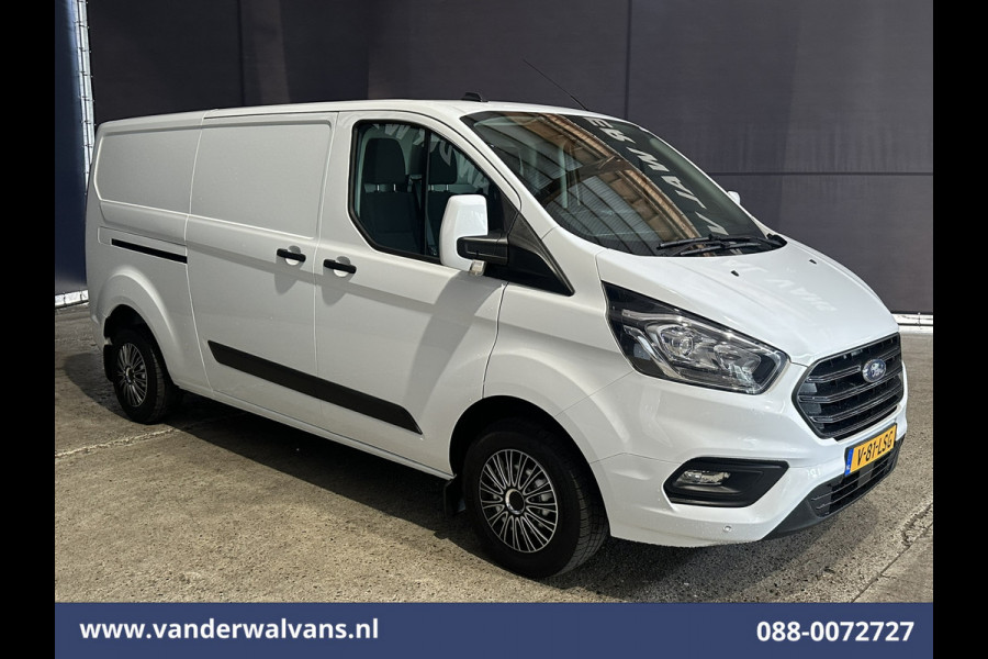 Ford Transit Custom 2.0 TDCI 130pk L2H1 Euro6 Airco | LED | Cruisecontrol | Verwarmde voorruit | Parkeersensoren Bijrijdersbank, 2800kg trekvermogen