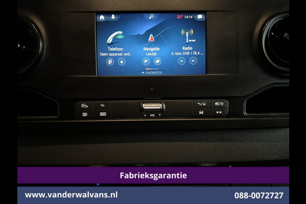 Mercedes-Benz Sprinter 317 CDI 170pk L2H2 Fabrieksgarantie Euro6 Airco | 360 Graden Camera | Navigatie | Apple Carplay | Cruisecontrol | Chauffeursstoe Android Auto, Stoelverwarming, Parkeersensoren, Bijrijdersbank
