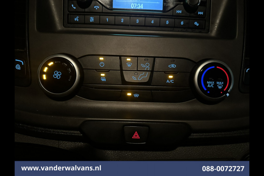 Ford Transit Custom 2.0 TDCI 130pk L2H1 Euro6 Airco | Cruisecontrol | LED | Verwarmde voorruit | Parkeersensoren, Bijrijdersbank, 2800kg Trekvermogen