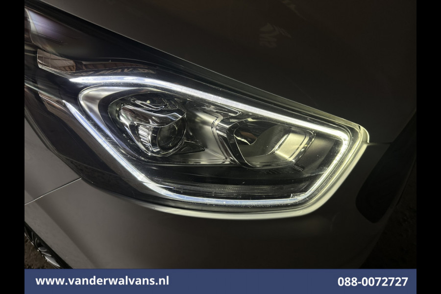 Ford Transit Custom 2.0 TDCI 130pk L2H1 Euro6 Airco | LED | Cruisecontrol | Verwarmde voorruit | Parkeersensoren Bijrijdersbank, 2800kg trekvermogen
