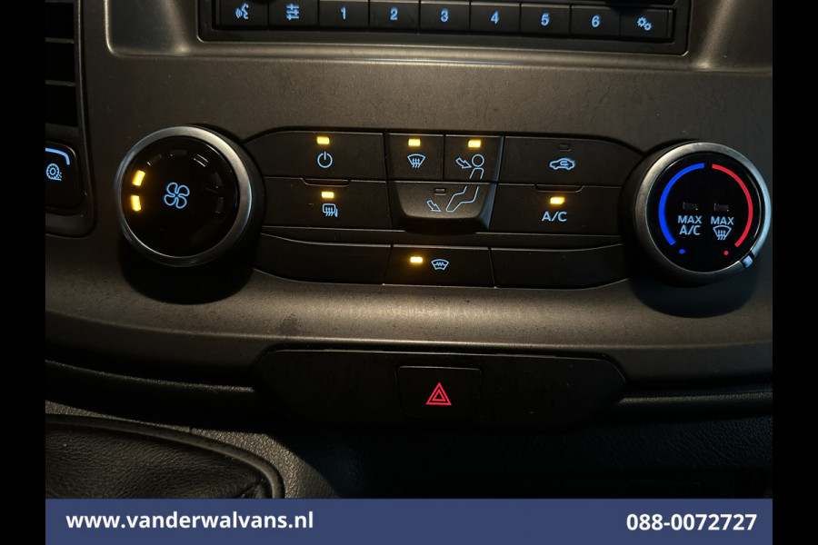 Ford Transit Custom 2.0 TDCI 130pk L2H1 Euro6 Airco | LED | Cruisecontrol | Verwarmde voorruit | Parkeersensoren Bijrijdersbank, 2800kg trekvermogen
