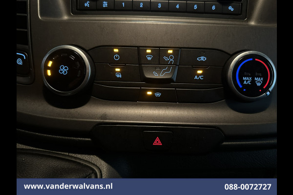 Ford Transit Custom 2.0 TDCI 130pk L2H1 Euro6 Airco | LED | Cruisecontrol | Verwarmde voorruit | Parkeersensoren Bijrijdersbank, 2800kg trekvermogen