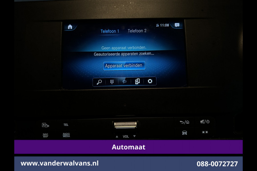 Mercedes-Benz Sprinter 215 CDI 150pk 9G-Tronic Automaat L2H2 Euro6 Airco | Camera | Navigatie | Apple Carplay Android Auto, Adaptieve Cruisecontrol, Parkeersensoren, Bijrijdersbank