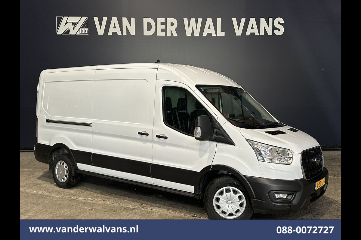 Ford Transit 2.0 TDCI 130 pk L3H2 Euro6 Airco | Camera | Navigatie | Apple Carplay | Andoid Auto | Cruisecontrol Verwarmde Voorruit, Parkeersensoren, Bijrijdersbank
