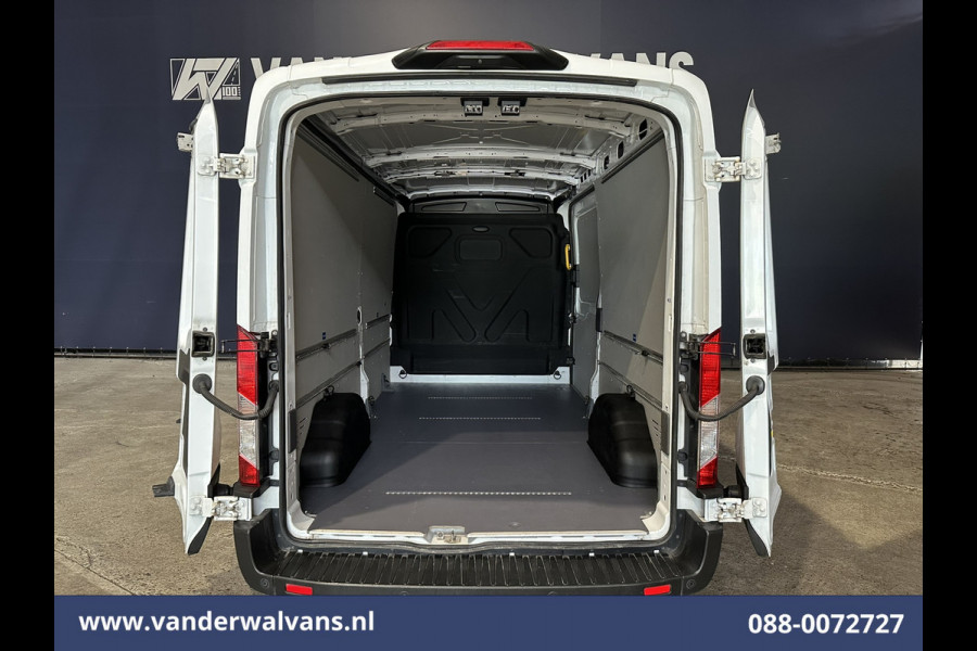 Ford Transit 2.0 TDCI 130 pk L3H2 Euro6 Airco | Camera | Navigatie | Android Auto | Cruisecontrol | Parkeersensoren Stoelverwarming, Verwarmde voorruit, Elektrisch verstelbare bestuurdersstoel, Bijrijdersbank