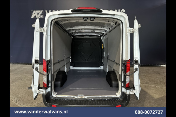 Ford Transit 2.0 TDCI 130 pk L3H2 Euro6 Airco | Camera | Navigatie | Android Auto | Cruisecontrol | Parkeersensoren Stoelverwarming, Verwarmde voorruit, Elektrisch verstelbare bestuurdersstoel, Bijrijdersbank