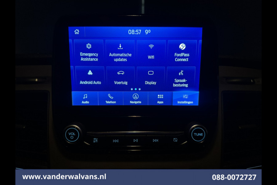 Ford Transit 2.0 TDCI 130 pk L3H2 Euro6 Airco | Camera | Navigatie | Android Auto | Cruisecontrol | Parkeersensoren Stoelverwarming, Verwarmde voorruit, Elektrisch verstelbare bestuurdersstoel, Bijrijdersbank