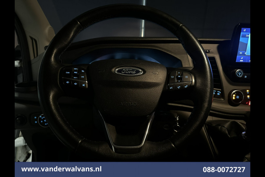 Ford Transit 2.0 TDCI 130 pk L3H2 Euro6 Airco | Camera | Navigatie | Android Auto | Cruisecontrol | Parkeersensoren Stoelverwarming, Verwarmde voorruit, Elektrisch verstelbare bestuurdersstoel, Bijrijdersbank