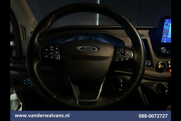 Ford Transit 2.0 TDCI 130 pk L3H2 Euro6 Airco | Camera | Navigatie | Android Auto | Cruisecontrol | Parkeersensoren Stoelverwarming, Verwarmde voorruit, Elektrisch verstelbare bestuurdersstoel, Bijrijdersbank
