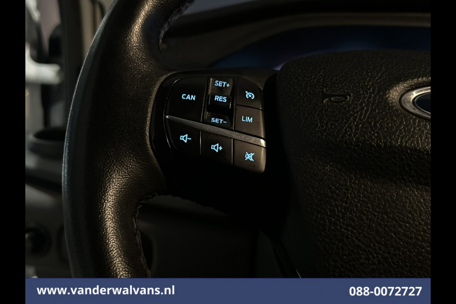 Ford Transit 2.0 TDCI 130 pk L3H2 Euro6 Airco | Camera | Navigatie | Android Auto | Cruisecontrol | Parkeersensoren Stoelverwarming, Verwarmde voorruit, Elektrisch verstelbare bestuurdersstoel, Bijrijdersbank