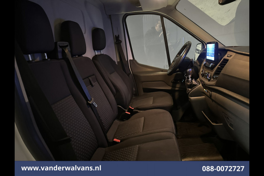 Ford Transit 2.0 TDCI 130 pk L3H2 Euro6 Airco | Camera | Navigatie | Android Auto | Cruisecontrol | Parkeersensoren Stoelverwarming, Verwarmde voorruit, Elektrisch verstelbare bestuurdersstoel, Bijrijdersbank