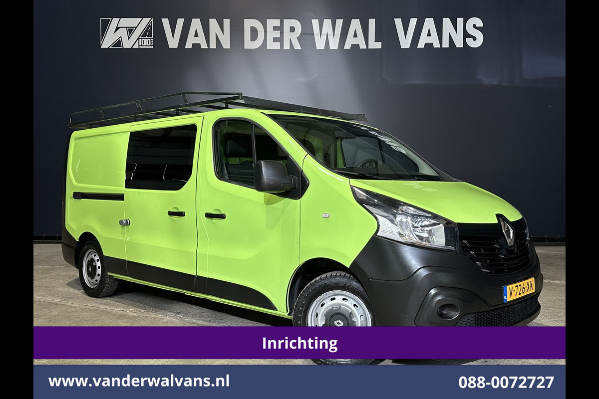 Renault Trafic 1.6 dCi L2H1 inrichting Euro6 Airco | Imperiaal | Trekhaak | Navigatie | Parkeersensoren | Bijrijdersbank Cruisecontrol