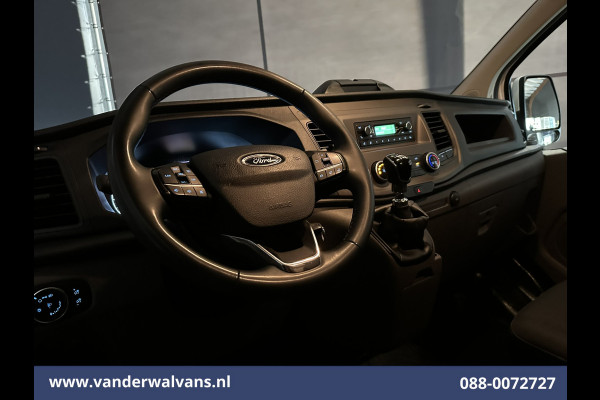 Ford Transit Custom 2.0 TDCI 130 pk L2H1 Euro6 Airco | LED | Cruisecontrol | Verwarmde voorruit | Parkeersensoren Bijrijdersbank, 2800kg trekvermogen