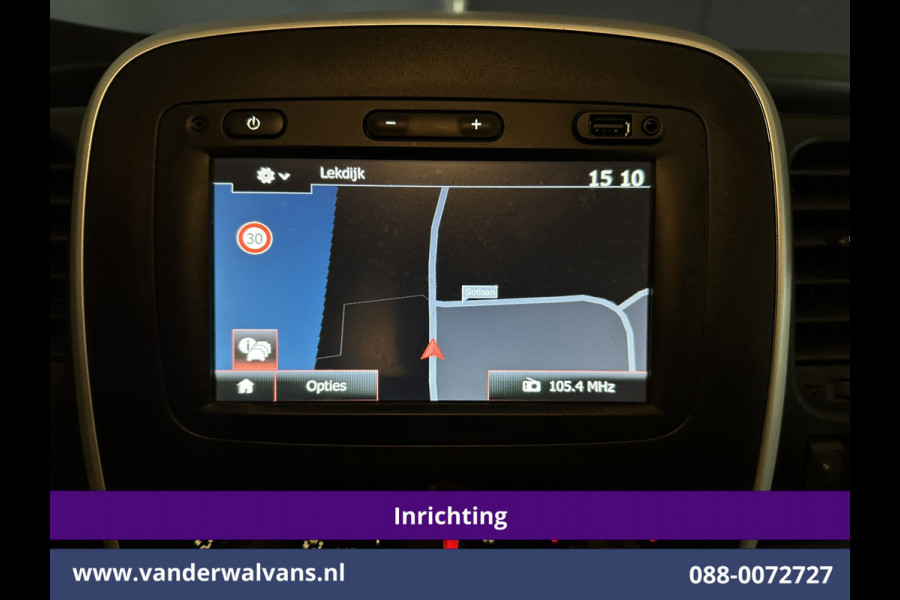 Renault Trafic 1.6 dCi L1H1 inrichting Euro6 Airco | Trekhaak | Navigatie | Cruisecontrol | LED | Parkeersensoren Bijrijdersbank