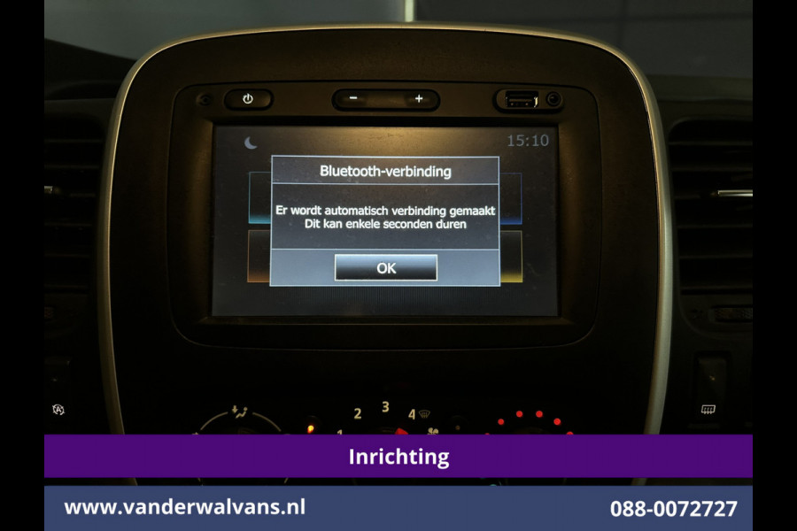 Renault Trafic 1.6 dCi L1H1 inrichting Euro6 Airco | Trekhaak | Navigatie | Cruisecontrol | LED | Parkeersensoren Bijrijdersbank