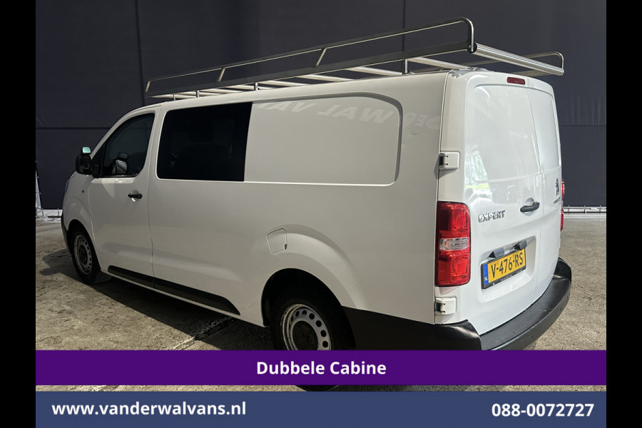 Peugeot Expert 2.0 BlueHDI 123pk L3H1 Dubbele Cabine Euro6 Airco | Imperiaal | Navigatie | 5-Zits Apple CarPlay, Android Auto, Cruisecontrol, Parkeersensoren, 2500kg trekvermogen