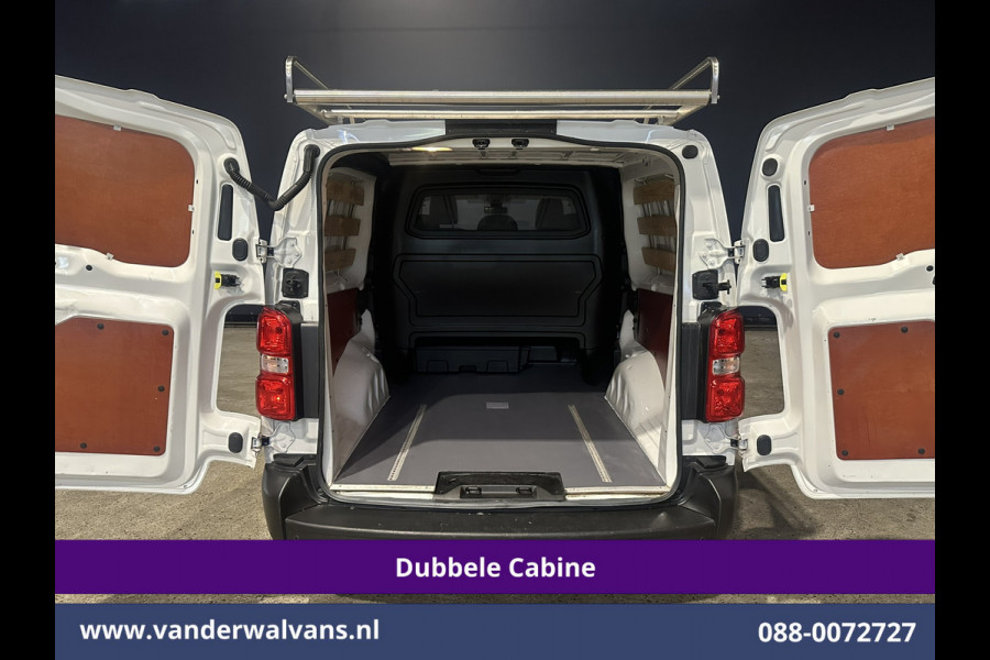 Peugeot Expert 2.0 BlueHDI 123pk L3H1 Dubbele Cabine Euro6 Airco | Imperiaal | Navigatie | 5-Zits Apple CarPlay, Android Auto, Cruisecontrol, Parkeersensoren, 2500kg trekvermogen