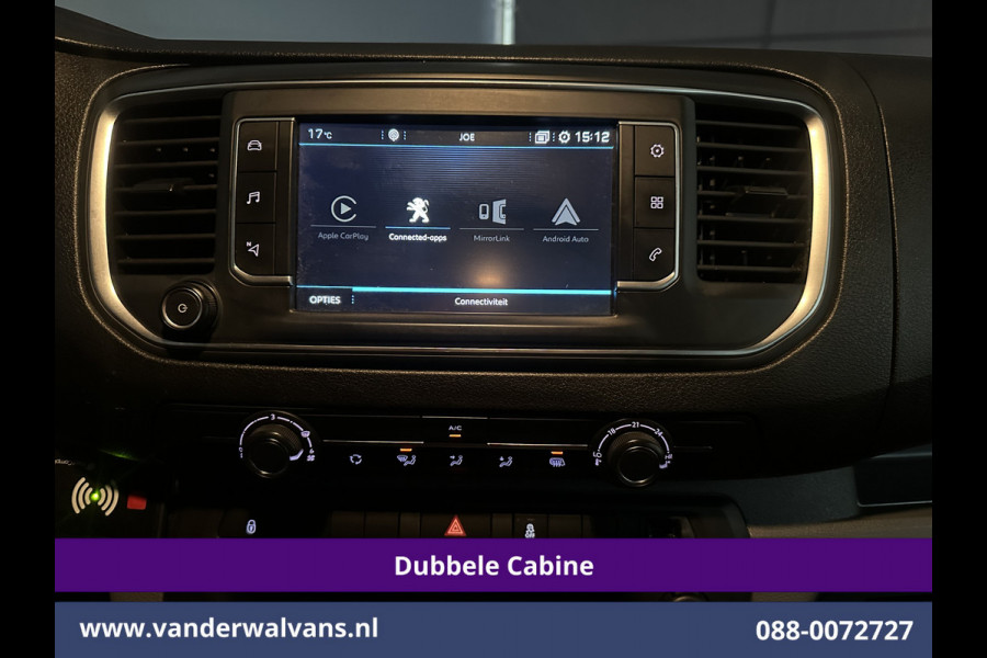 Peugeot Expert 2.0 BlueHDI 123pk L3H1 Dubbele Cabine Euro6 Airco | Imperiaal | Navigatie | 5-Zits Apple CarPlay, Android Auto, Cruisecontrol, Parkeersensoren, 2500kg trekvermogen