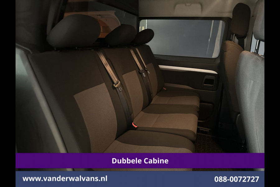 Peugeot Expert 2.0 BlueHDI 123pk L3H1 Dubbele Cabine Euro6 Airco | Imperiaal | Navigatie | 5-Zits Apple CarPlay, Android Auto, Cruisecontrol, Parkeersensoren, 2500kg trekvermogen