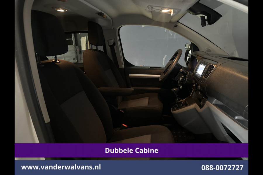 Peugeot Expert 2.0 BlueHDI 123pk L3H1 Dubbele Cabine Euro6 Airco | Imperiaal | Navigatie | 5-Zits Apple CarPlay, Android Auto, Cruisecontrol, Parkeersensoren, 2500kg trekvermogen