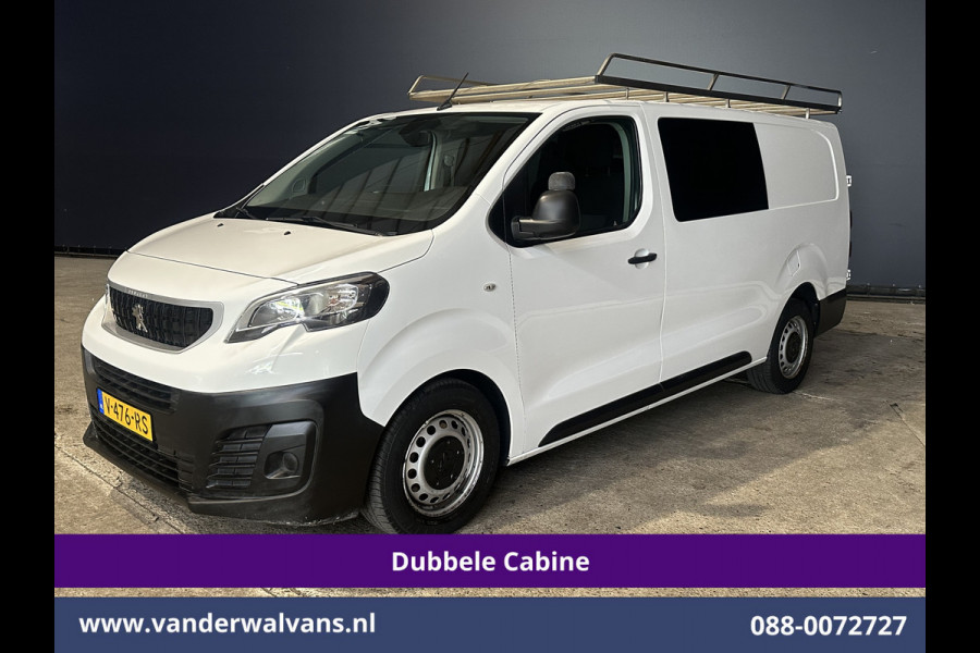 Peugeot Expert 2.0 BlueHDI 123pk L3H1 Dubbele Cabine Euro6 Airco | Imperiaal | Navigatie | 5-Zits Apple CarPlay, Android Auto, Cruisecontrol, Parkeersensoren, 2500kg trekvermogen