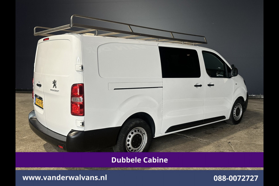 Peugeot Expert 2.0 BlueHDI 123pk L3H1 Dubbele Cabine Euro6 Airco | Imperiaal | Navigatie | 5-Zits Apple CarPlay, Android Auto, Cruisecontrol, Parkeersensoren, 2500kg trekvermogen