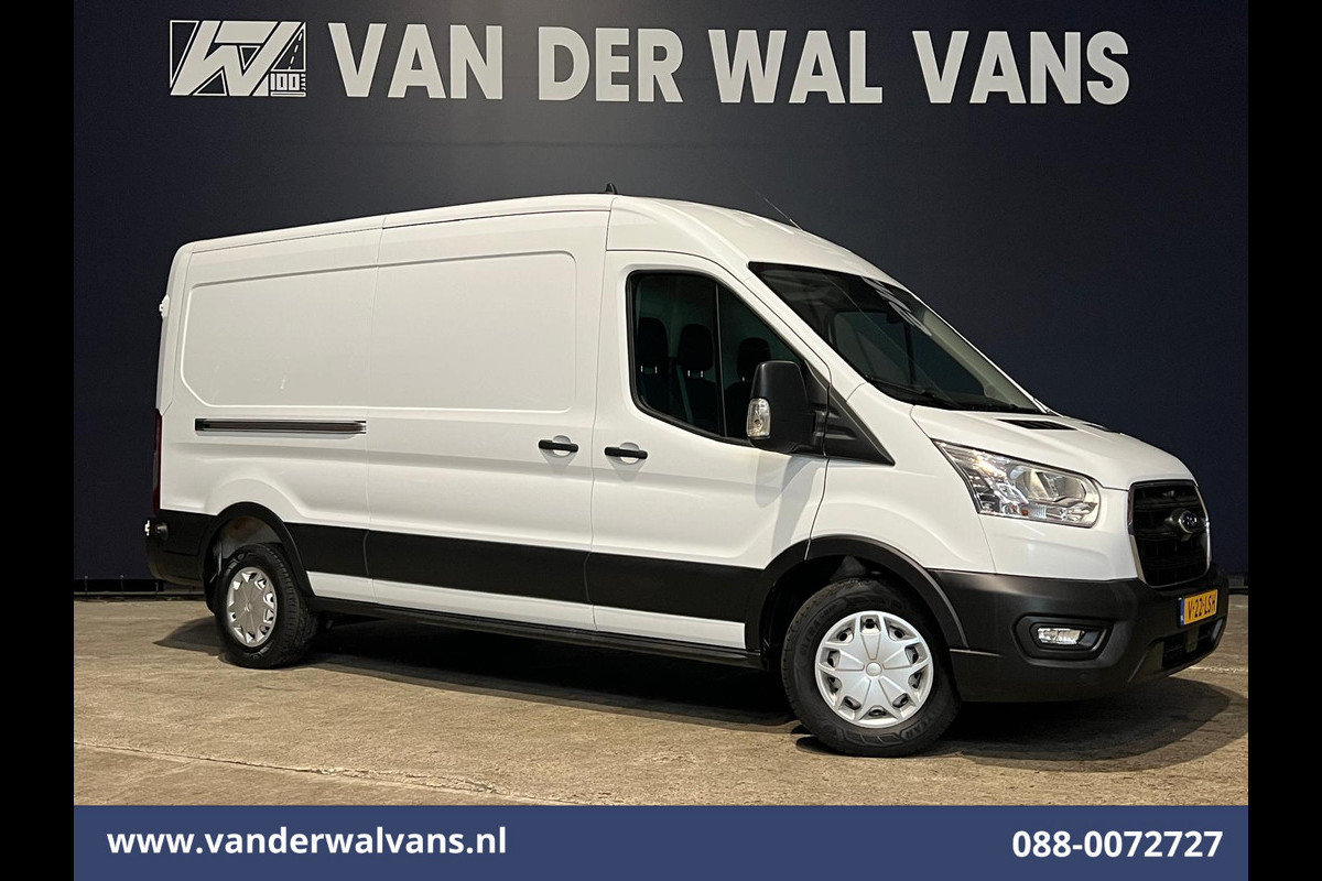 Ford Transit 2.0 TDCI 131pk L3H2 Euro6 Airco | Apple Carplay | Camera | Navigatie | Stoelverwarming| Cruisecontrol Parkeersensoren, Android Auto, Verwarmde voorruit, Bijrijdersbank