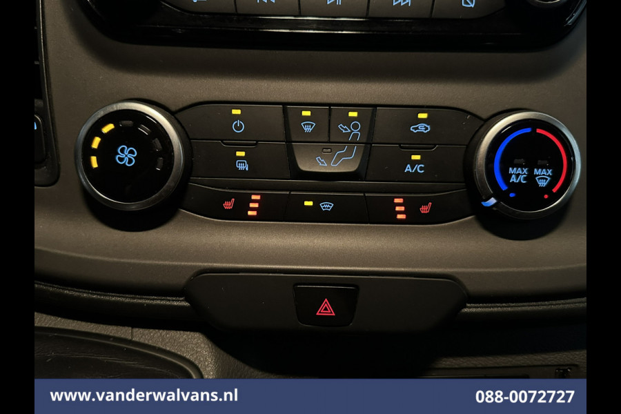 Ford Transit 2.0 TDCI 131pk L3H2 Euro6 Airco | Apple Carplay | Camera | Navigatie | Stoelverwarming| Cruisecontrol Parkeersensoren, Android Auto, Verwarmde voorruit, Bijrijdersbank
