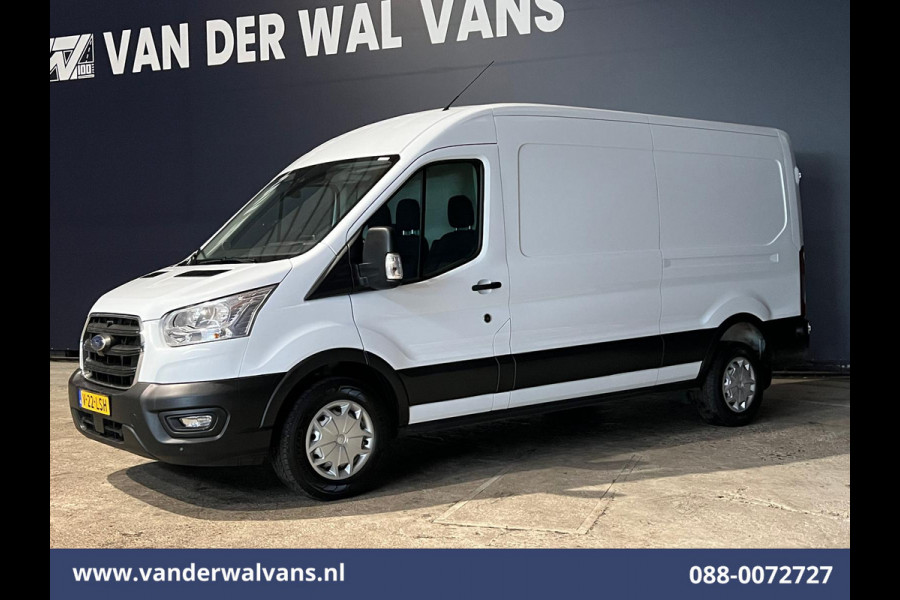 Ford Transit 2.0 TDCI 131pk L3H2 Euro6 Airco | Apple Carplay | Camera | Navigatie | Stoelverwarming| Cruisecontrol Parkeersensoren, Android Auto, Verwarmde voorruit, Bijrijdersbank