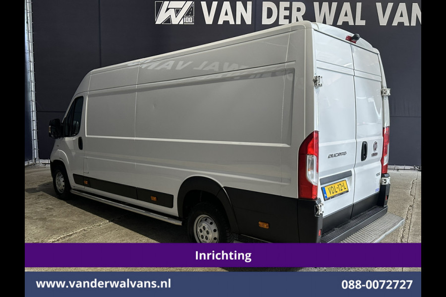 Fiat Ducato 3.0 NP 136pk L4H2 Post NL inrichting Euro6 Airco | Camera | Sidebars | 270 graden achterdeuren, schappen, doorloopdeur