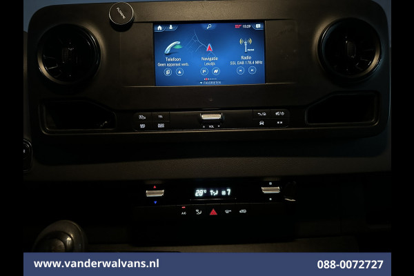 Mercedes-Benz Sprinter 316 CDI 163pk L3H2 Euro6 Airco | Camera | Navigatie | Apple Carplay | Cruisecontrol Android Auto, Chauffeursstoel, Stoelverwarming, Parkeersensoren, Bijrijdersbank