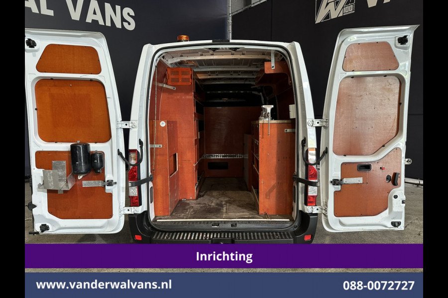 Opel Movano 2.3 CDTI 146pk L2H2 Inrichting Euro6 Airco | Camera | Navigatie | Cruisecontrol | 2500kg Trekhaak Parkeersensoren, Bijrijdersbank