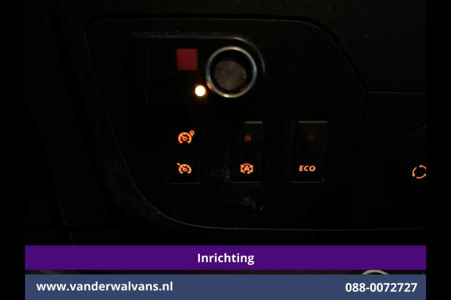 Opel Movano 2.3 CDTI 146pk L2H2 Inrichting Euro6 Airco | Camera | Navigatie | Cruisecontrol | 2500kg Trekhaak Parkeersensoren, Bijrijdersbank