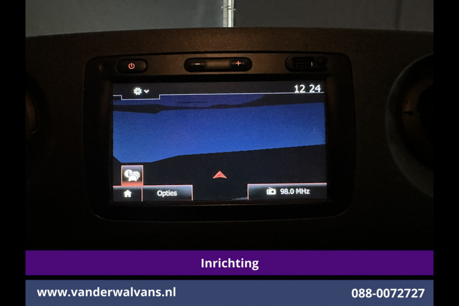 Opel Movano 2.3 CDTI 146pk L2H2 Inrichting Euro6 Airco | Camera | Navigatie | Cruisecontrol | 2500kg Trekhaak Parkeersensoren, Bijrijdersbank