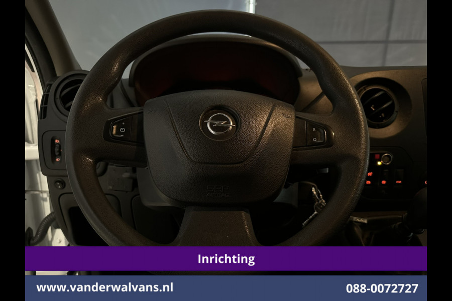 Opel Movano 2.3 CDTI 146pk L2H2 Inrichting Euro6 Airco | Camera | Navigatie | Cruisecontrol | 2500kg Trekhaak Parkeersensoren, Bijrijdersbank