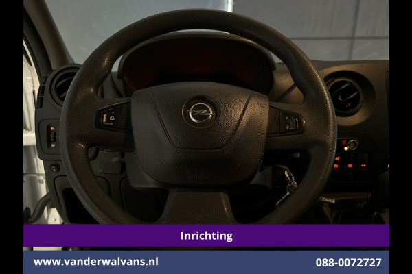 Opel Movano 2.3 CDTI 146pk L2H2 Inrichting Euro6 Airco | Camera | Navigatie | Cruisecontrol | 2500kg Trekhaak Parkeersensoren, Bijrijdersbank